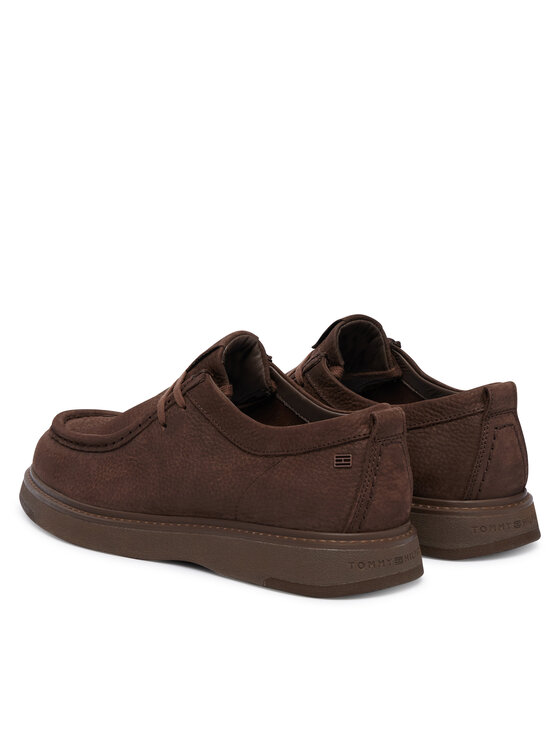 Tommy Hilfiger Tommy Hilfiger Scarpe basse Comfort Nubuck Moc Toe Shoe FM0FM05975 Marrone scuro