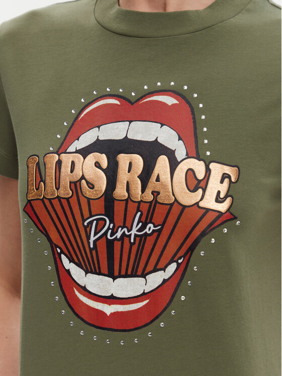 【PINKO】Trapani ハイ Tシャツ PINKO T-SHIRT CZARNY ' TRAPANI ' 100789 A1P8 Z99
