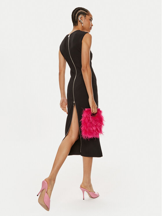 PINKO Pinko Koktejlové šaty Valensole 103960 A20A Čierna Slim Fit