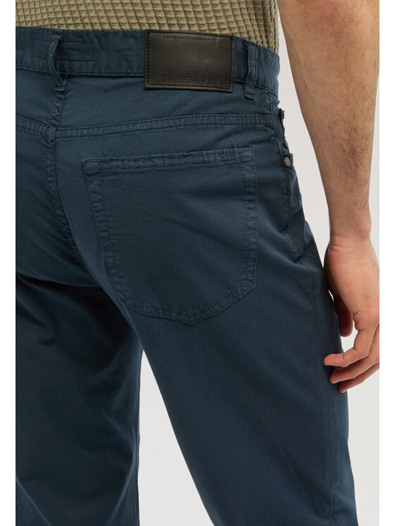 Trussardi Trussardi Pantaloni di tessuto P701H204863N034 Blu Regular Fit