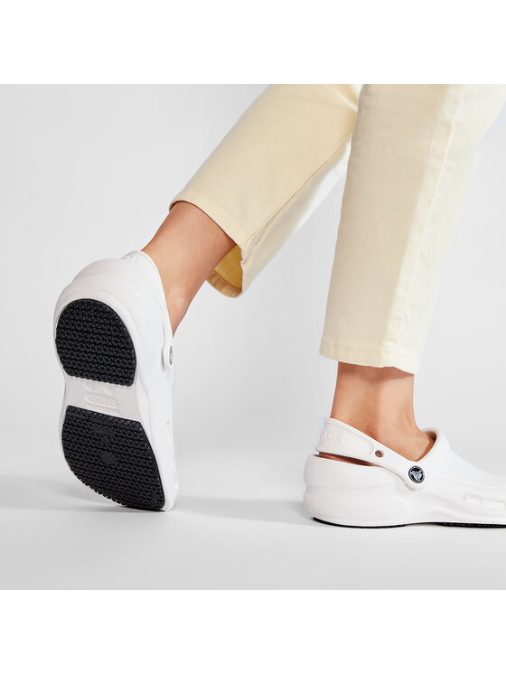 Crocs Crocs Natikači Bistro 10075 Bela