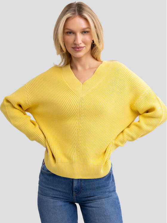 Sweter BIG STAR, Rozmiar L/XL, Żółty, CYNTIANA/200/160