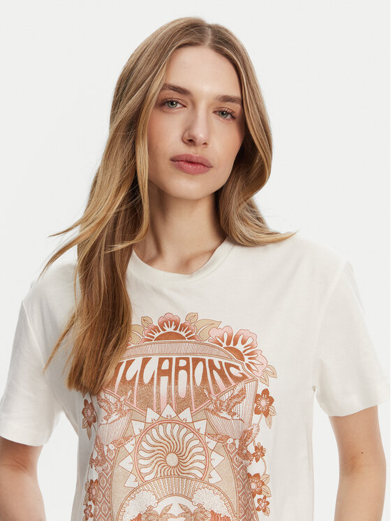 Billabong Billabong Marškinėliai EBJZT00424 Balta Relaxed Fit