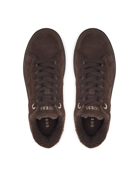 Guess Guess Сникърси FLFEST ESU12 Тъмнокафяв