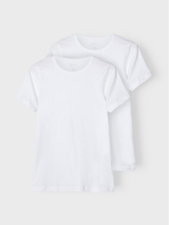 NAME IT NAME IT 2er-Set T-Shirts 13209164 Weiß Slim Fit