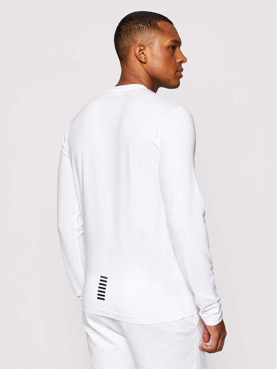 EA7 Emporio Armani EA7 Emporio Armani S dlhými rukávmi 8NPT55 PJM5Z 1100 Biela Regular Fit