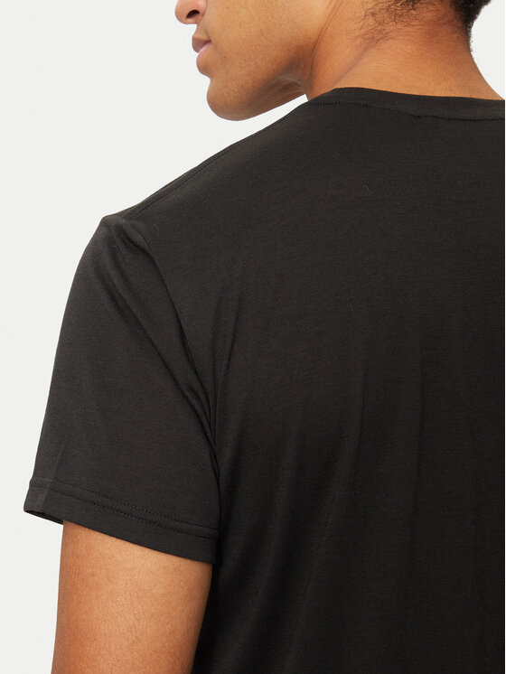 Salewa Salewa Koszulka techniczna Solidlogo Dry 27018 Czarny Regular Fit