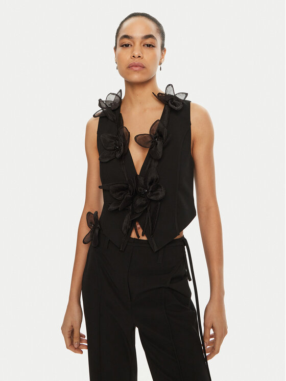 ROTATE ROTATE Vestă 113589 Negru Regular Fit