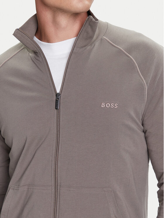 BOSS BOSS Суитшърт Mix&Match 50515307 Кафяв Regular Fit