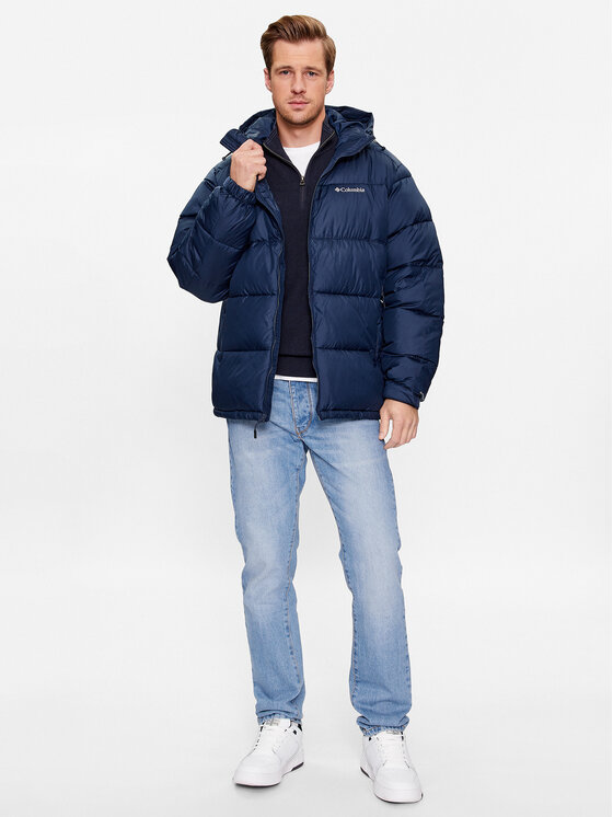 Columbia Columbia Télikabát Pike Lake™ II Hooded Jacket Sötétkék Regular Fit