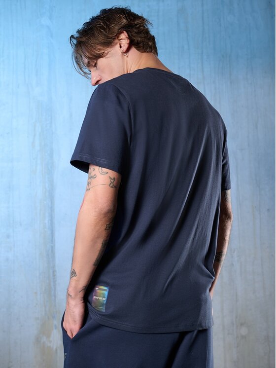 4F 4F T-Shirt IN MOTION Granatowy Regular Fit