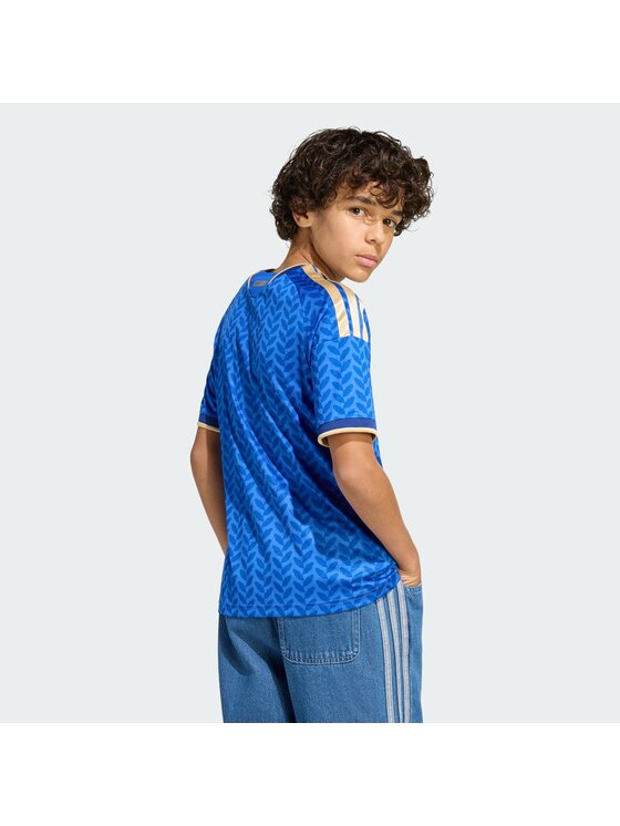 adidas adidas Koszulka techniczna Italy 26 Home Kids Jersey Błękitny Slim Fit