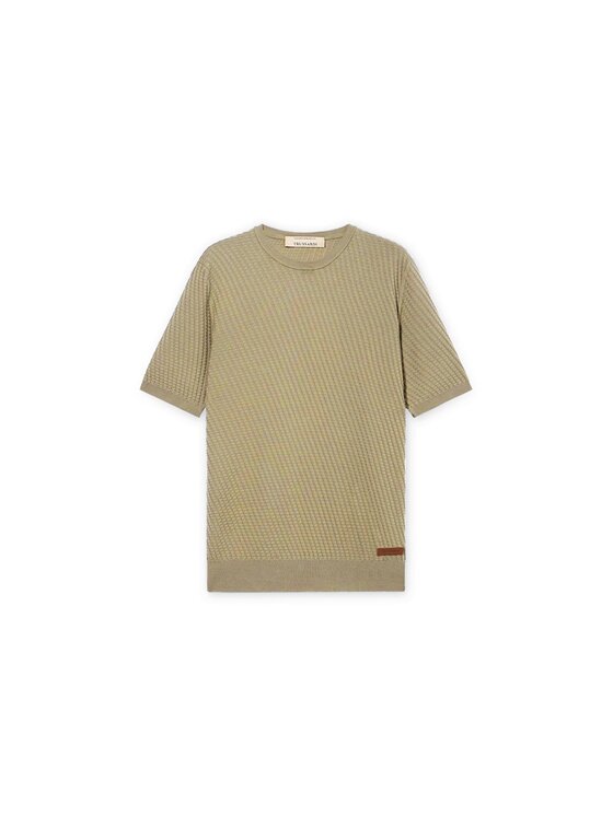 Trussardi Trussardi T-shirt M0718000076N014 Verde Regular Fit