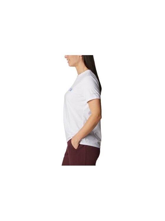 Columbia Columbia T-shirt Columbia Sun Trek W Graphic Tee Bianco Regular Fit