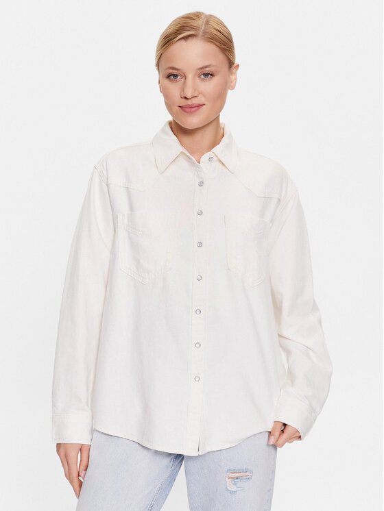 Levi's džínsová košeľa Donovan Western A5974-0009 Écru Regular Fit