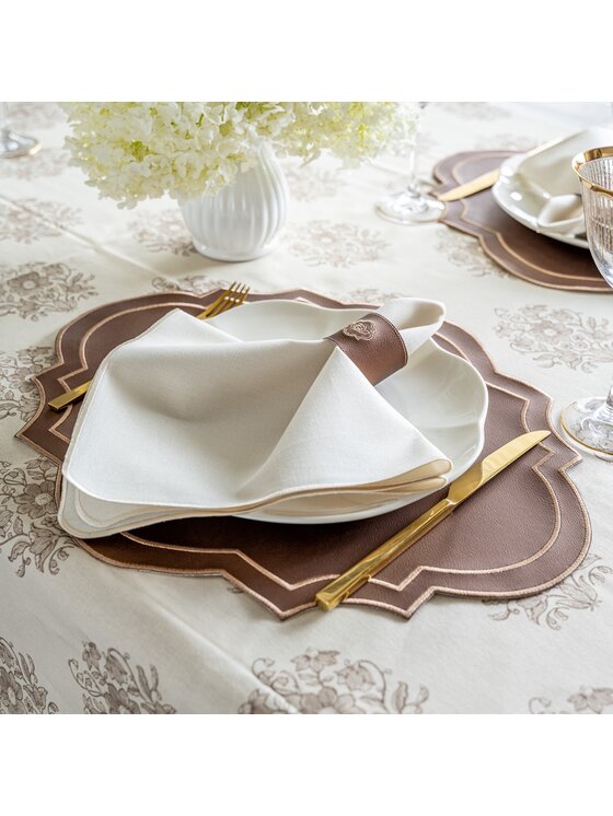 Roseberry Home Roseberry Home Podkładka na stół Heritage Cocoa Brązowy