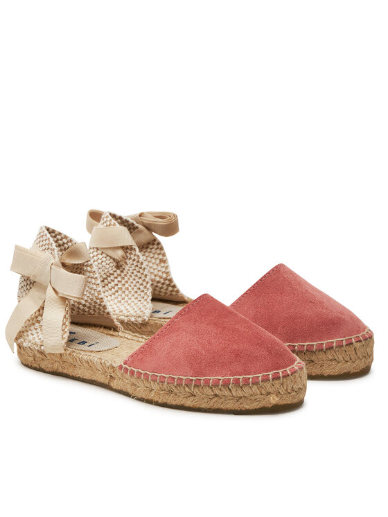 Manebi Manebi Espadryle Hamptons Flat Valenciana Espadrilles R 7.0 P0 Bordowy