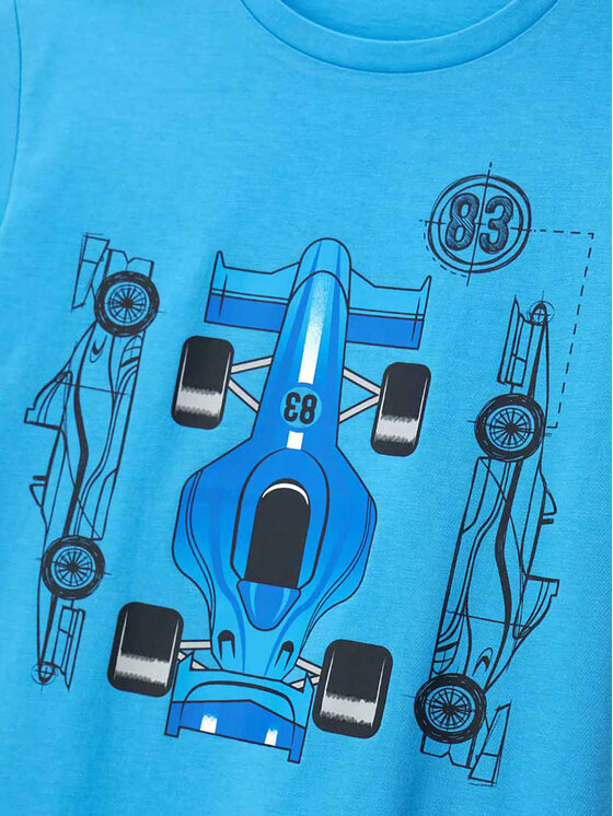 Original Marines Original Marines T-krekls DFP2249CM Zils Regular Fit