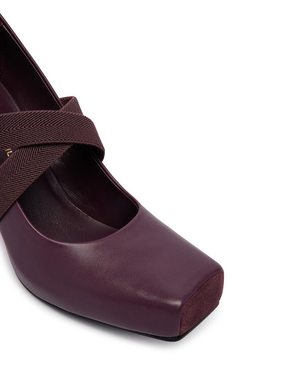 United Nude United Nude Czółenka Gem Swan HI 1102999316 Bordowy
