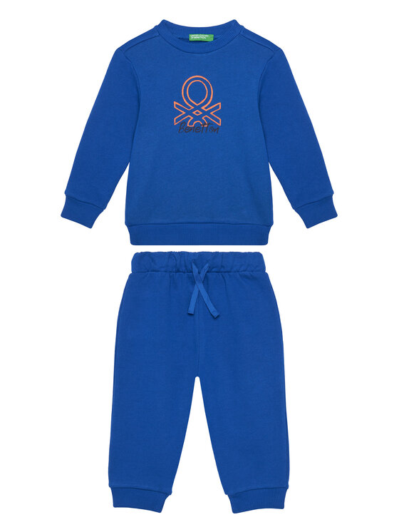 United Colors Of Benetton United Colors Of Benetton Jogginganzug 3J68GK00S Blau Regular Fit