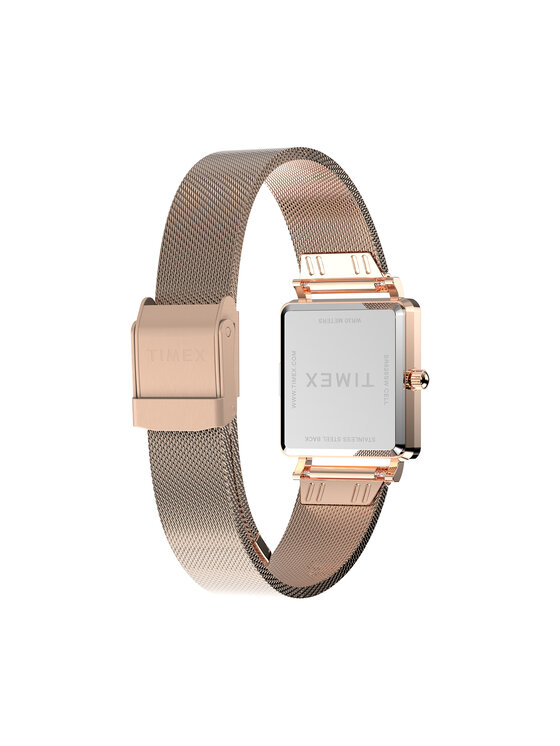 Timex Timex Zegarek Transcend TW2Y26200 Różowe złoto
