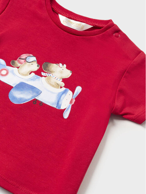 Mayoral Mayoral Komplet t-shirt i spodenki 1268 Kolorowy
