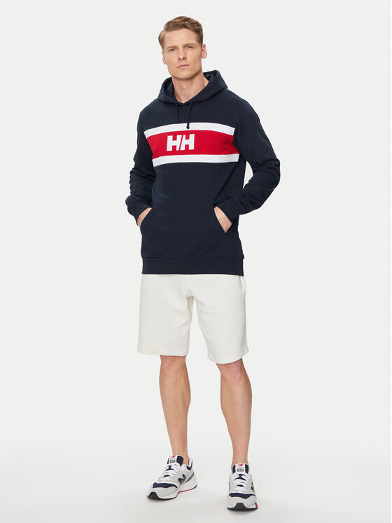 Helly Hansen Helly Hansen Bluza Salt Cotton Hoodie 34474 Granatowy Regular Fit