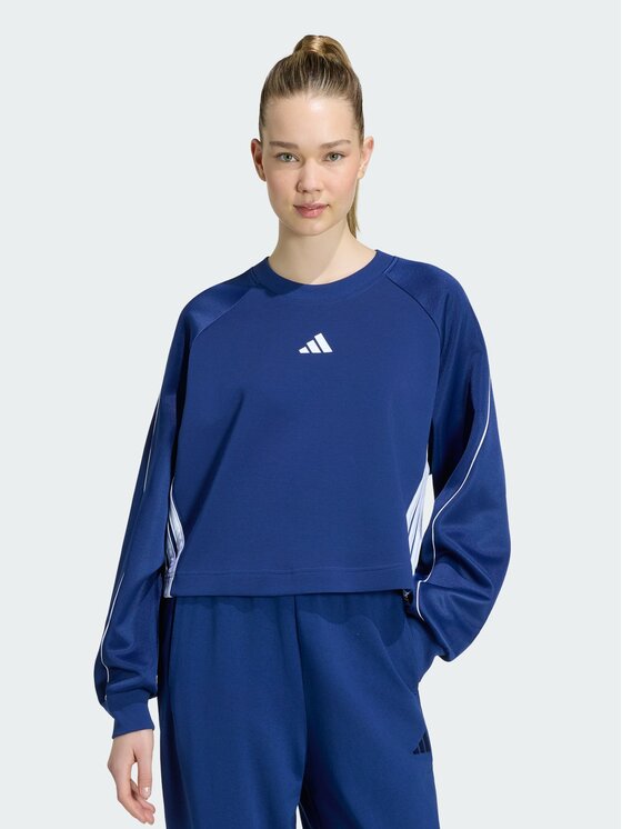 adidas adidas Bluza 164715 Niebieski Loose Fit