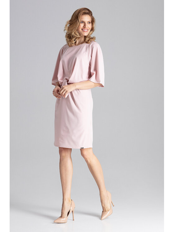 FIGL FIGL Sukienka codzienna M656 Różowy Regular Fit