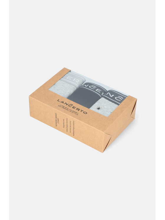 Lancerto Lancerto Komplet 3 par bokserek NBI073122000044 Kolorowy