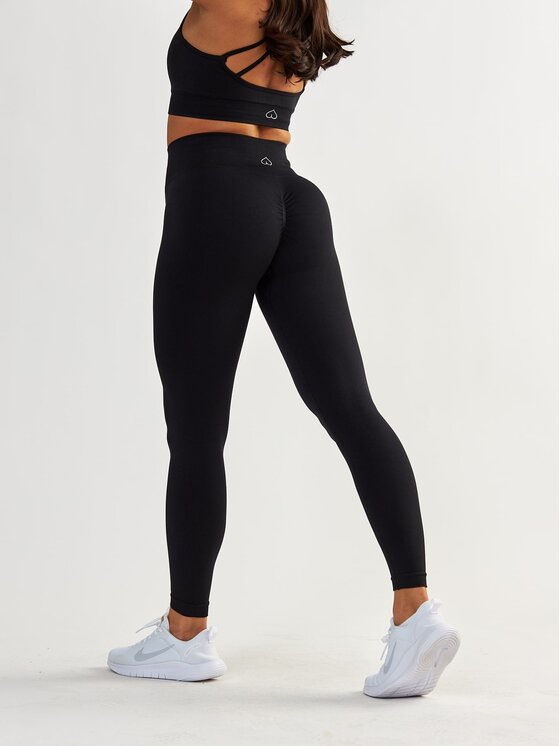 Legginsy BeShaped, Rozmiar XL, Czarne, Modelujące - Gym Queen