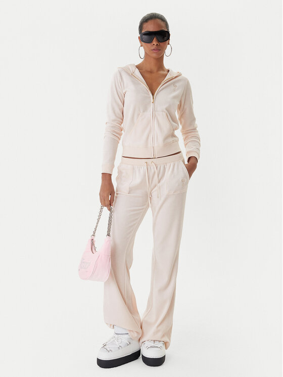 Juicy Couture Juicy Couture Суитшърт Robyn JCSEBJ007G Розов Slim Fit