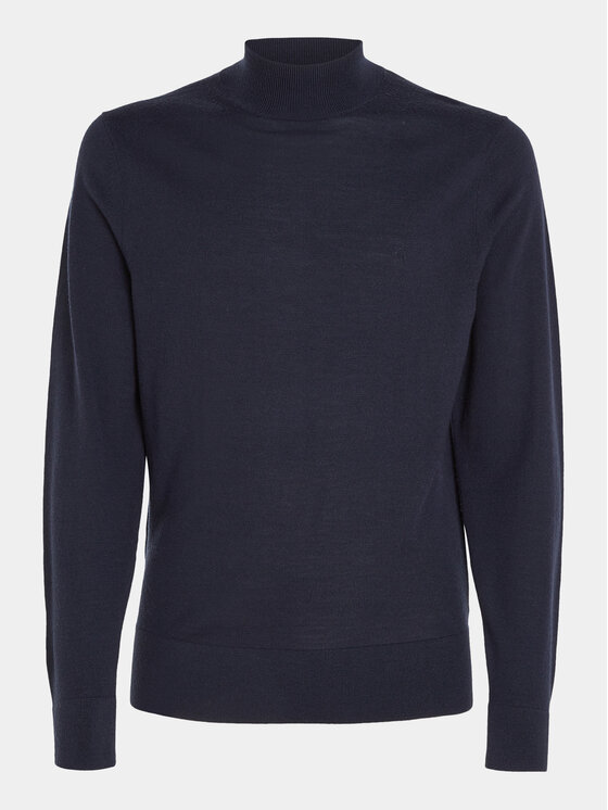 Calvin Klein Calvin Klein Sweter Superior K10K110424 Granatowy Regular Fit