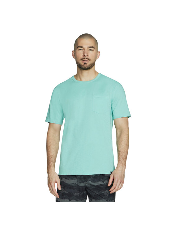 Skechers Skechers T-Shirt TS26-WSP Zielony Regular Fit
