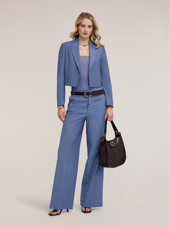 Motivi Motivi Giacca di transizione Q061Q001078N004 Turchese Regular Fit