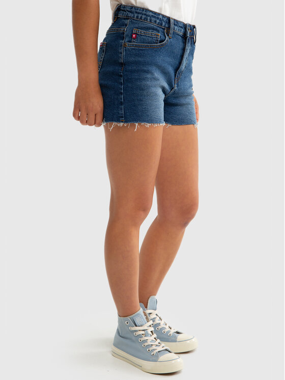 BIG STAR BIG STAR Szorty jeansowe SHAINA Granatowy Skinny Fit