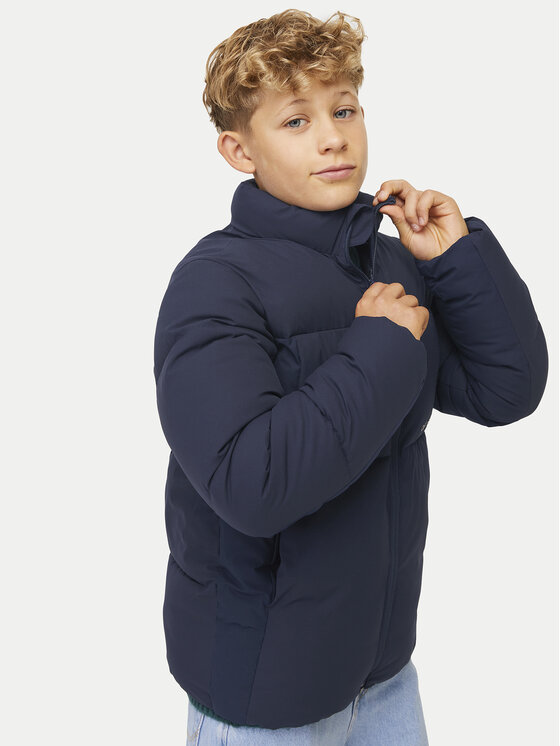 Jack & Jones Junior Jack & Jones Junior Kurtka zimowa Vesterbro 12267178 Granatowy Regular Fit
