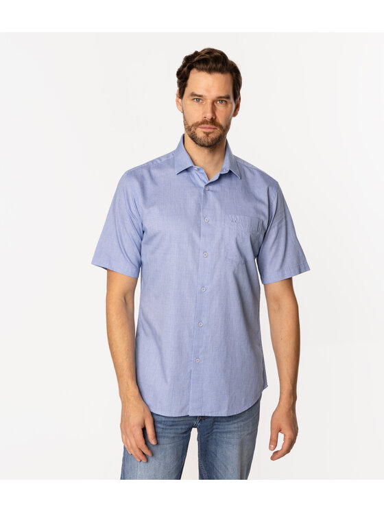 Lee Cooper Lee Cooper Koszula WINDSOR2 ML65 Niebieski Slim Fit