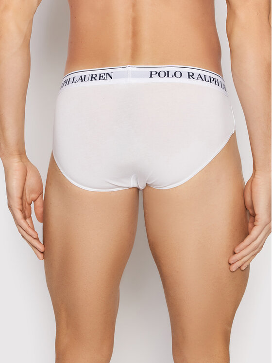 Polo Ralph Lauren Polo Ralph Lauren Set od 3 para muških slip gaća 714835884001 Bijela