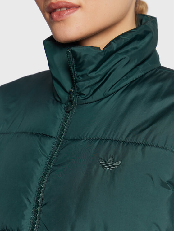 adidas adidas Pārejas jaka HK5254 Zaļš Loose Fit