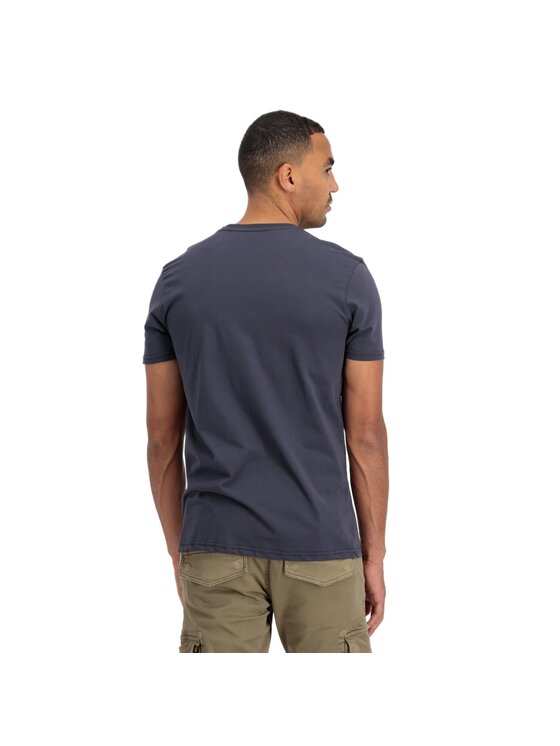 Alpha Industries Alpha Industries T-Shirt AI.188505-02-4XL Granatowy Basic Fit