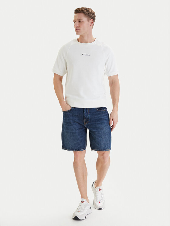 Guess Jeans Guess Jeans Džinsa bikses M6GD37 D5M5U Zils Relaxed Fit