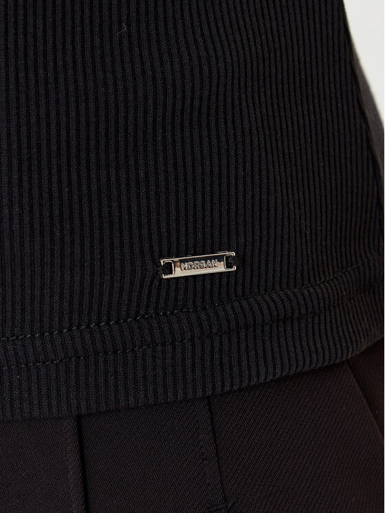 Morgan Morgan Μπλουζάκι 252-DELINE Μαύρο Slim Fit