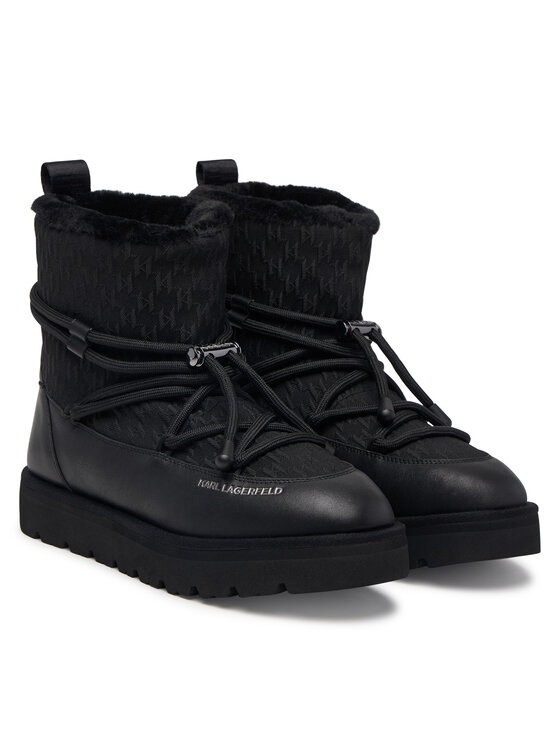 KARL LAGERFELD KARL LAGERFELD Μπότες Χιονιού Thermo KL28546J Μαύρο