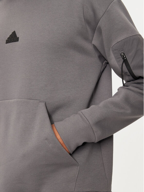 adidas adidas Bluza City Escape IY1518 Szary Regular Fit