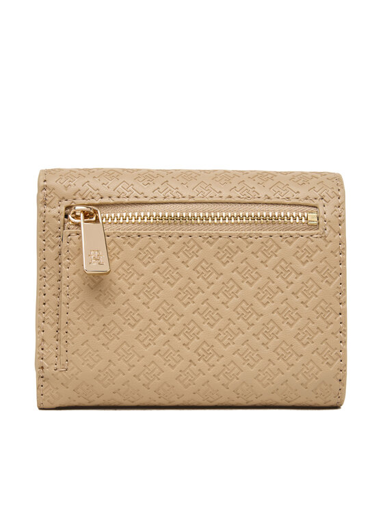 Tommy Hilfiger Tommy Hilfiger Peněženka Th Icon Trifold Mono AW0AW18484 Béžová