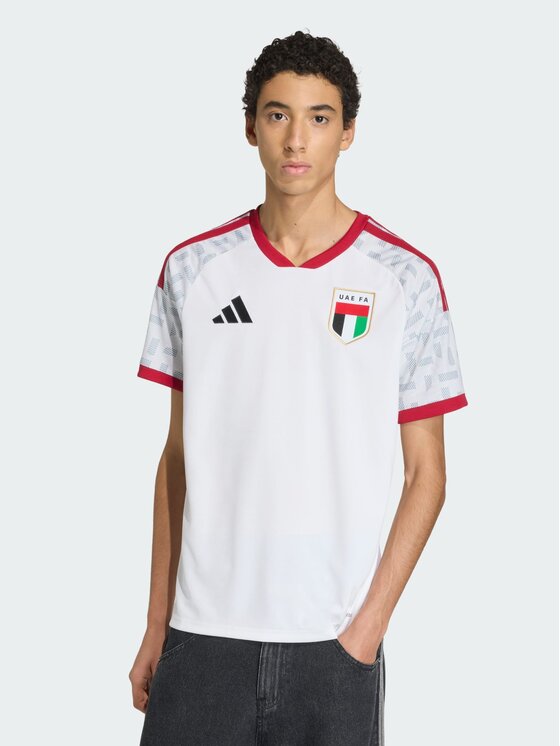 adidas adidas Koszulka techniczna United Arab Emirates 26 Home Jersey Biały Slim Fit
