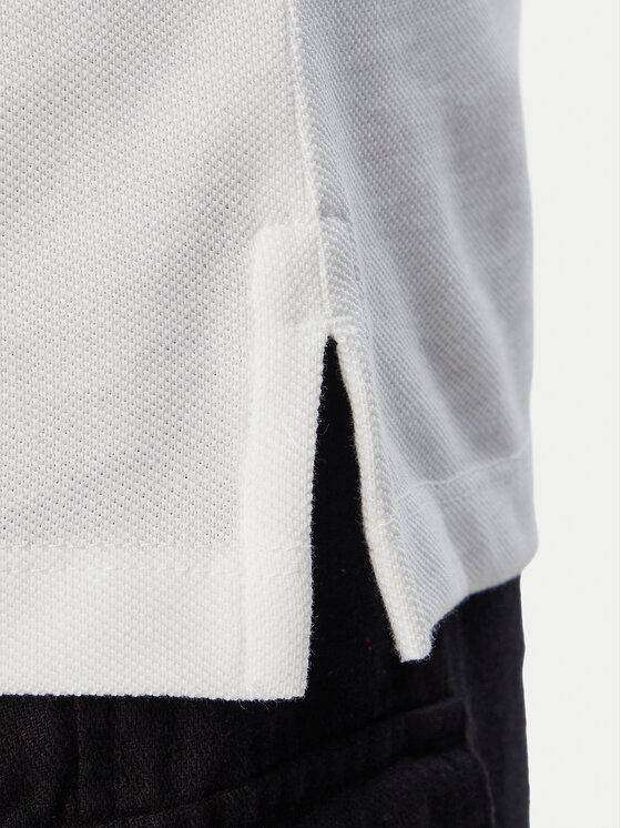 Calvin Klein Jeans Calvin Klein Jeans Polo Monogram LV04RC276G Biały Slim Fit