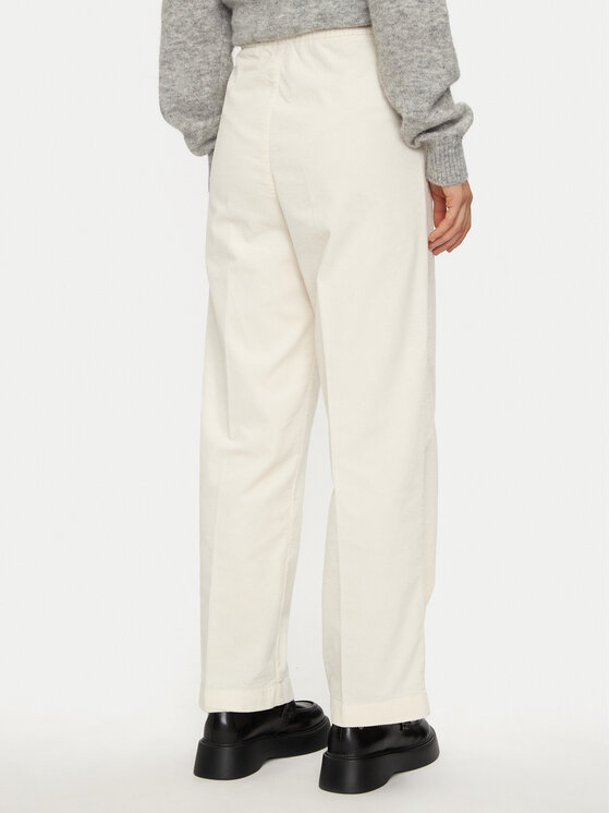 United Colors Of Benetton United Colors Of Benetton Штани з тканини 4HA2DF07I Écru Regular Fit