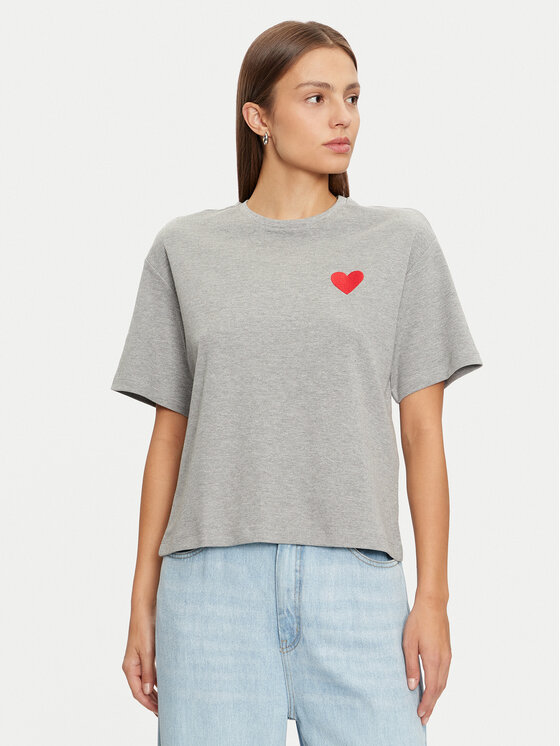 Vero Moda Vero Moda Marškinėliai Thilde 10329163 Pilka Regular Fit